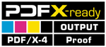Die Proof GmbH ist PDFX-ready zertifiziert für den Proof Output von PDF/X-4 Daten