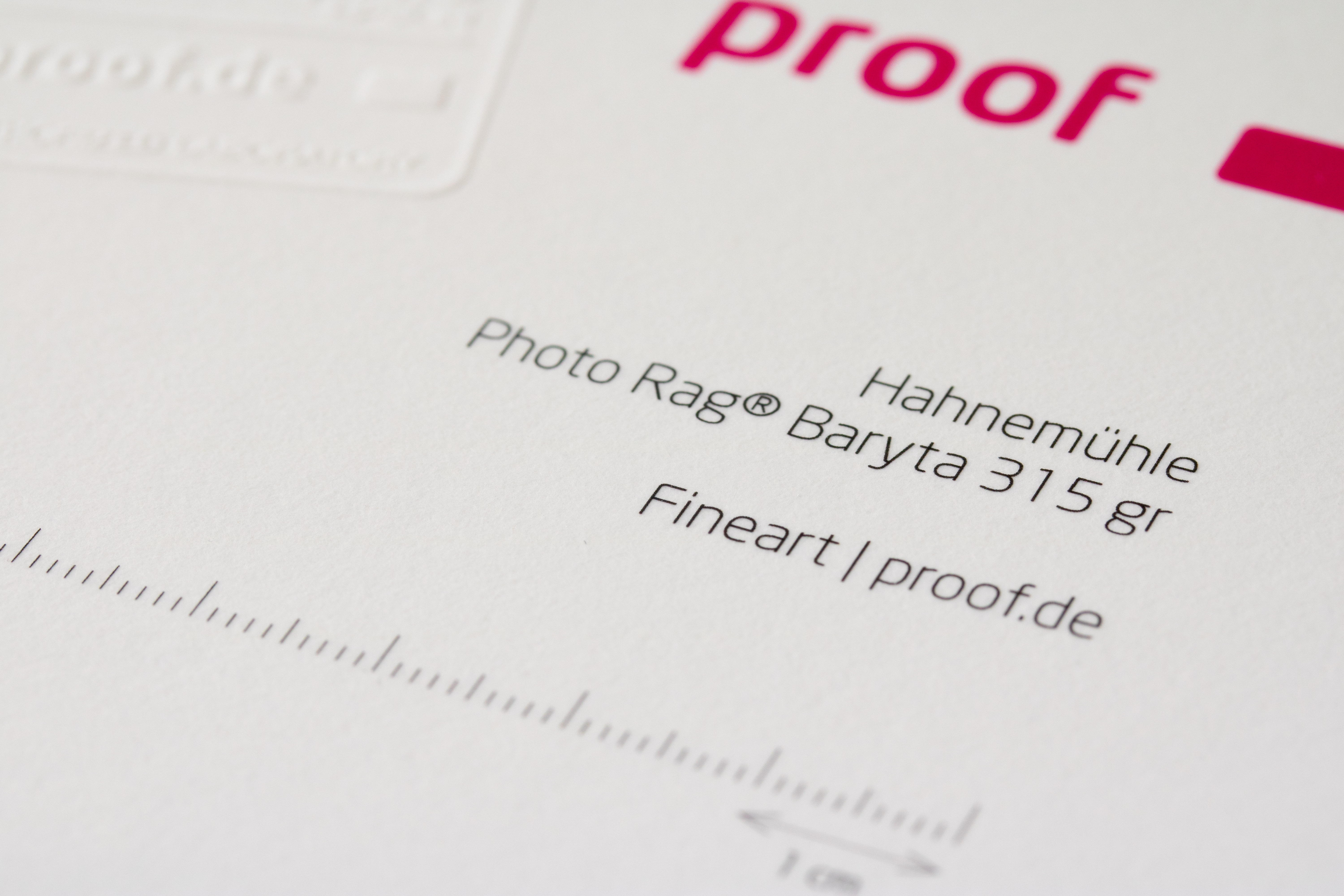 Proof.de Fineart Druck auf Hahnemühle Photo Rag Baryta mit 315 gr/qm auf modernsten 11-farbigen EPSON SureColor 9000V Spectro in Proofqualität