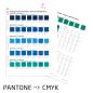 Preview: PANTONE zu CMYK von Proof.de