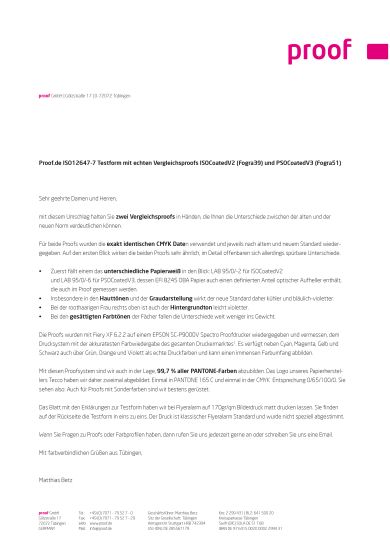 Proof.de Testform Erklärungen 1