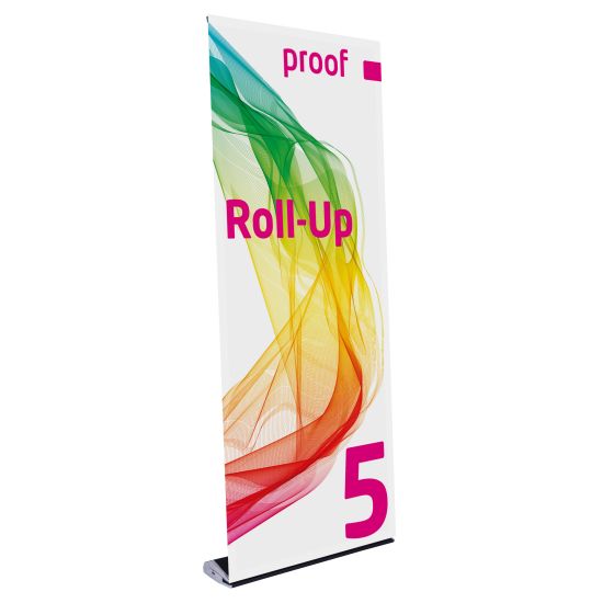 Proof.de farbverbindliches Roll-Up 5 einzeln