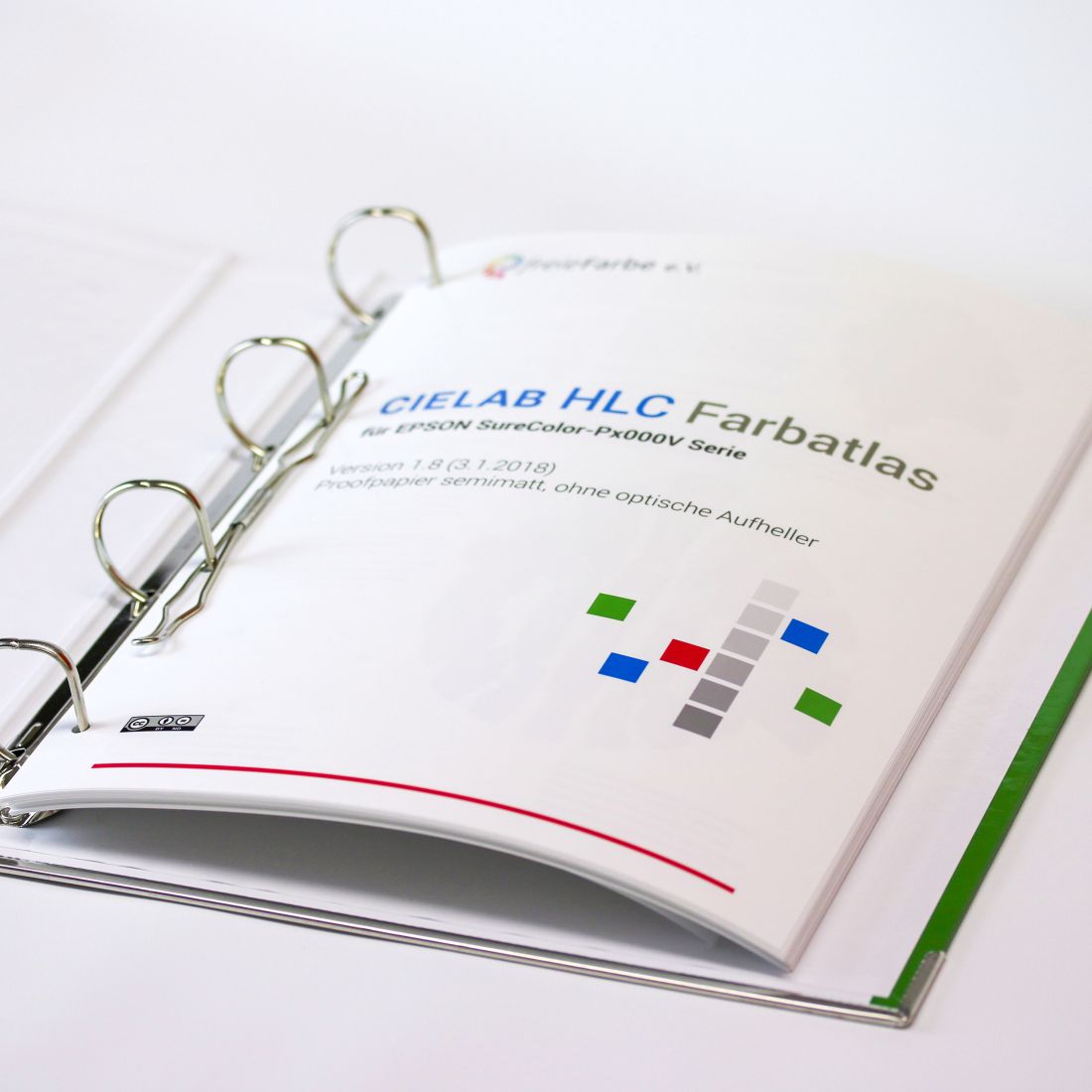 CIELAB HLC Farb Atlas von freieFarbe e.V. - Titel