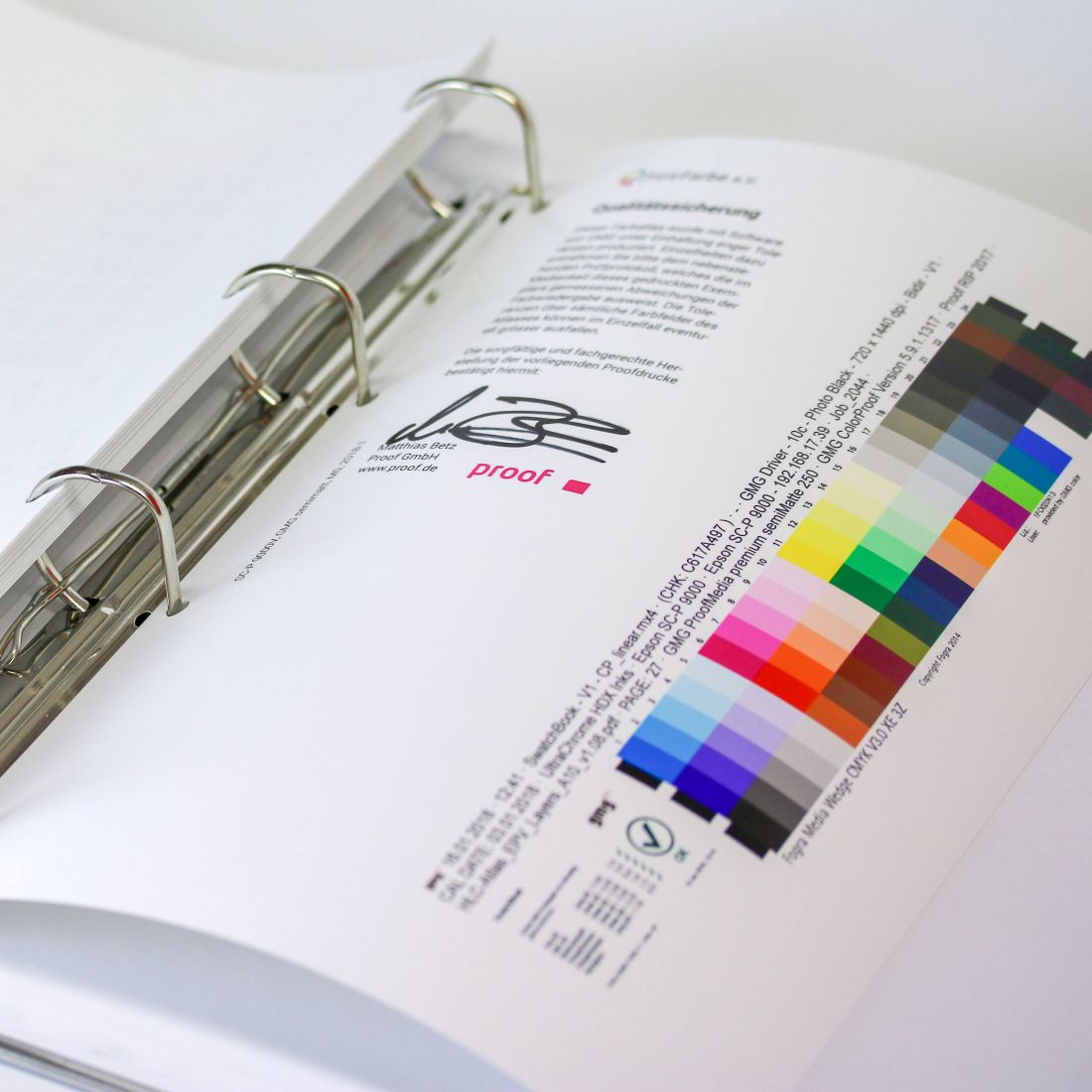 CIELAB HLC Farb Atlas von freieFarbe e.V. - HLC Qualitätsreport
