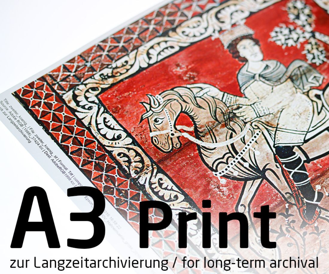 DIN A3 Drucke zur Langzeitarchivierung