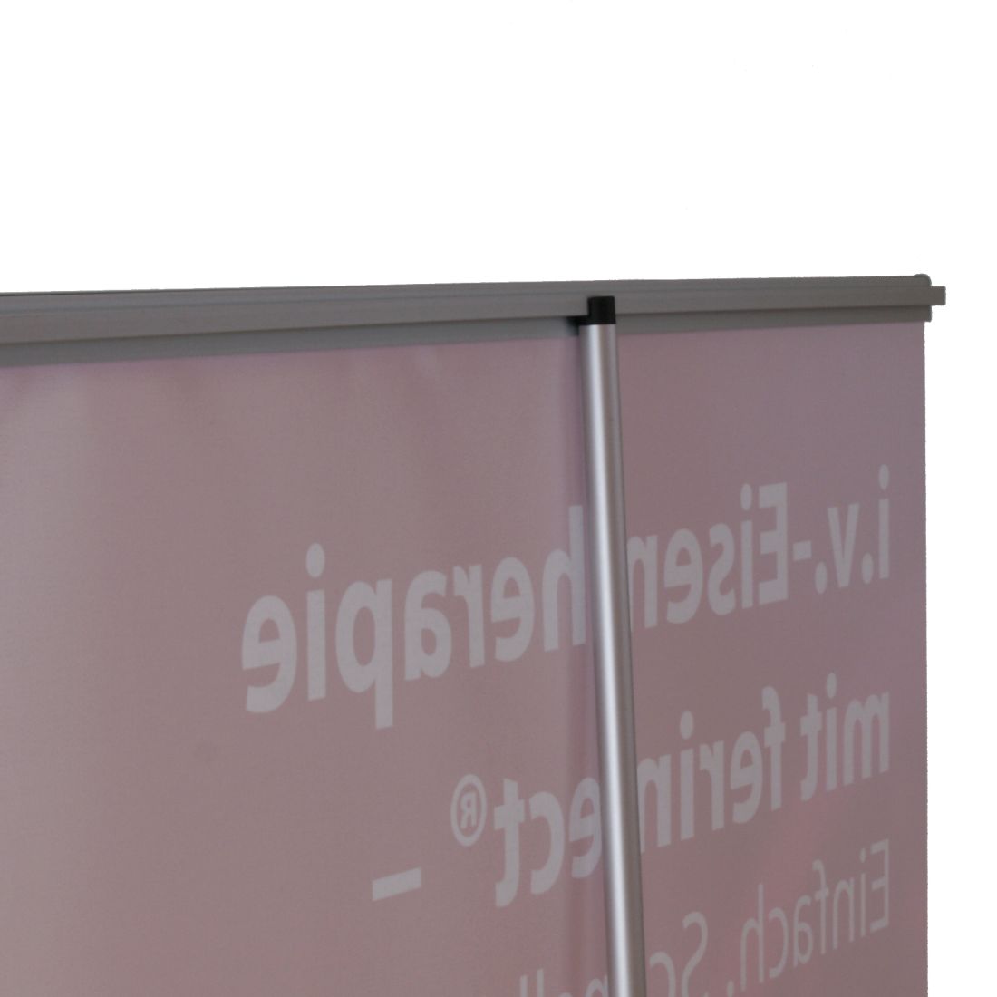 Proof.de farbverbindliches Roll-Up 2 in Proof-Qualität - Rückseite silber