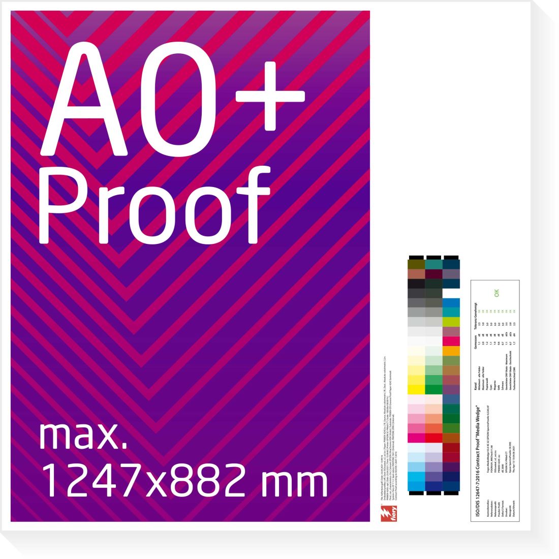 DIN A0+ Proof, Farbproof, Digitalproof