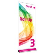 Proof.de farbverbindliches Roll-Up 3 in Proof-Qualität - Vorderseite