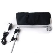 Halogenspot 12V/50W inkl. Trafo, Leuchtmittel, Clip & Tasche